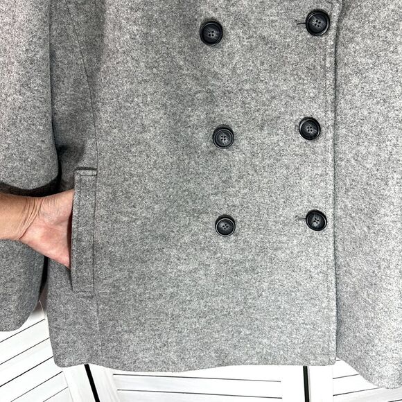 Old Navy Pea Coat Size XXL Brushed Heather Grey - Picture 9 of 13